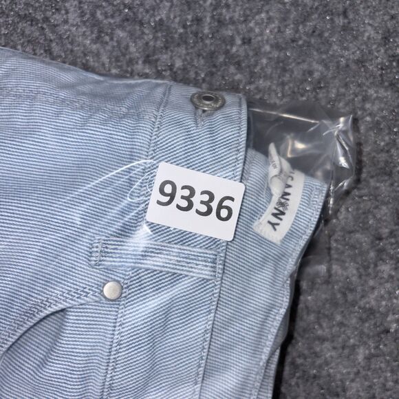 Artisan NY Pants Womens Size 12 Blue Striped Capri Stretch Beach Coastal Preppy - Picture 11 of 11